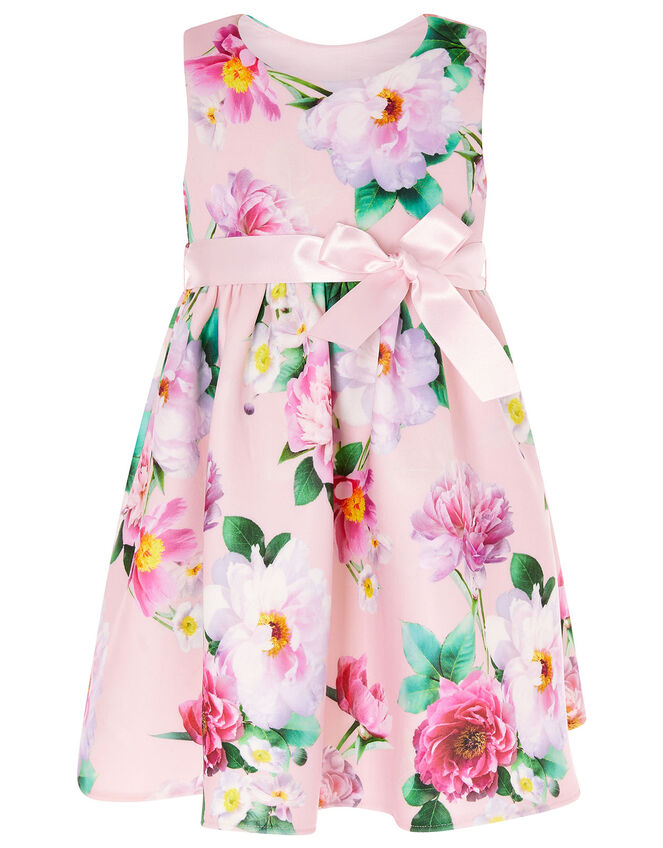 Baby Floral Scuba Dress, Pink (PINK), large