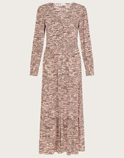 Alina Animal Print Dress with LENZING™ ECOVERO™ , Natural (NATURAL), large