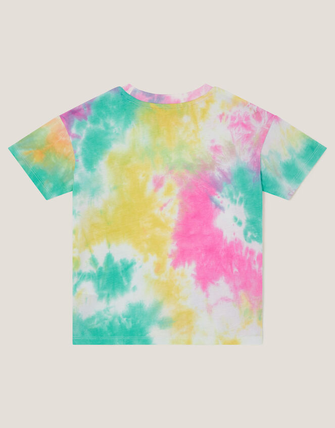 Tie-Dye Cotton T-Shirt, Multi (MULTI), large