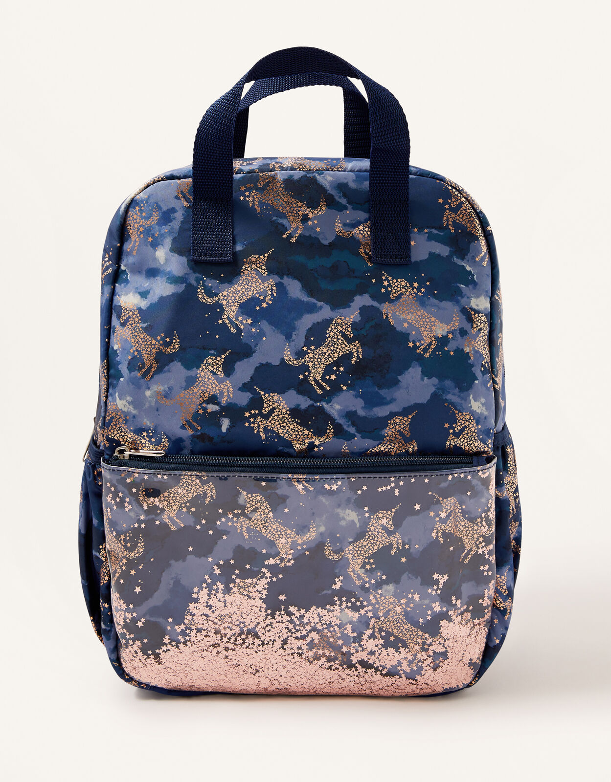 Monsoon unicorn backpack top