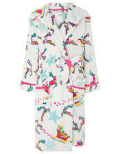 Christmas Chunky Robe, Ivory (IVORY), large