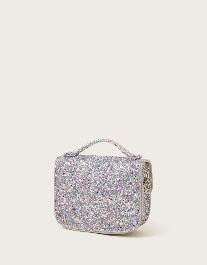 Glitter Mini Bag, Silver (SILVER), large