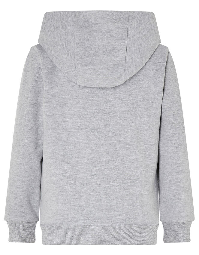 Dinosaur Print Hoody, Grey (GREY), large
