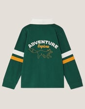 Adventure Logo Polo Shirt, Green (GREEN), large