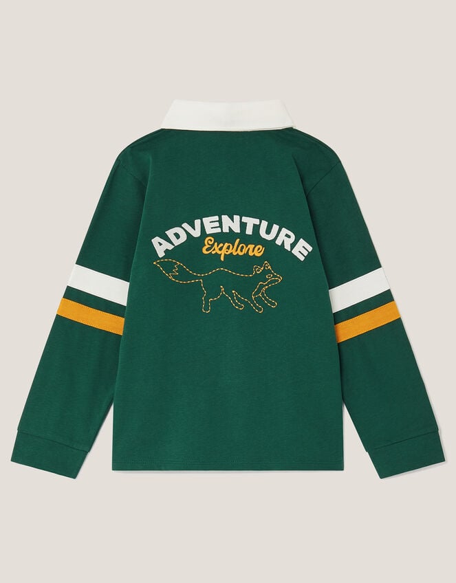 Adventure Logo Polo Shirt, Green (GREEN), large