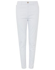 Iris Skinny Jeans with Organic Cotton and Recycled Polyester, White (WHITE), large