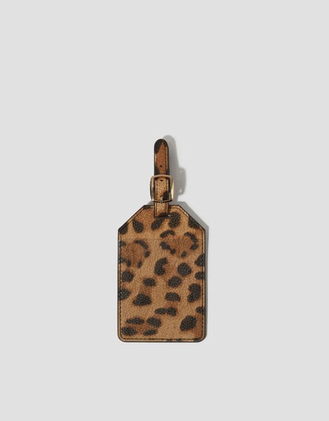 Leopard Print Luggage Tag, , large