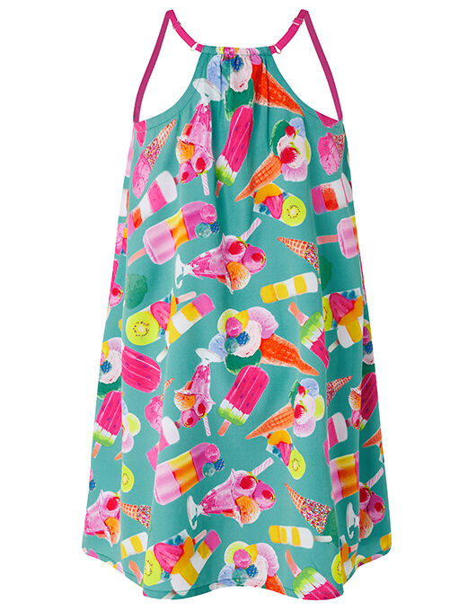 Erica Ice Lolly Satin Dress in Recycled 