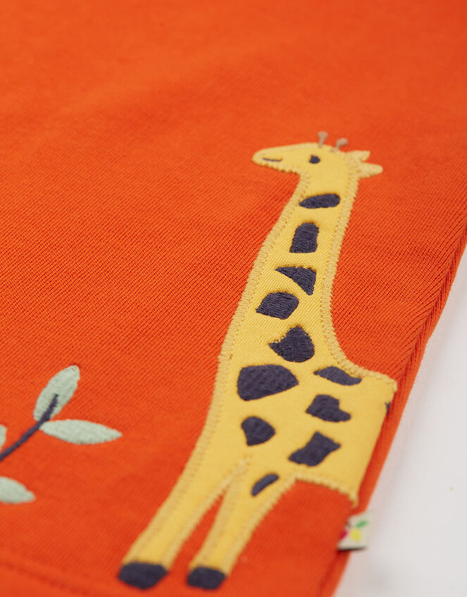 Frugi Easy On Dress, Orange (ORANGE), large