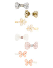 Bow, Butterfly and Flower Hair Accessory Set, , large