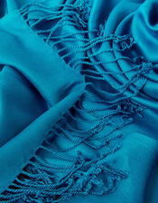 Ola Lightweight Occasion Scarf, Teal (TEAL), large