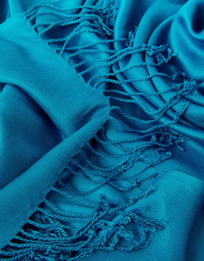 Ola Lightweight Occasion Scarf, Teal (TEAL), large