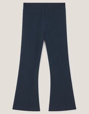 Christmas Scene Flare Leggings, Blue (NAVY), large