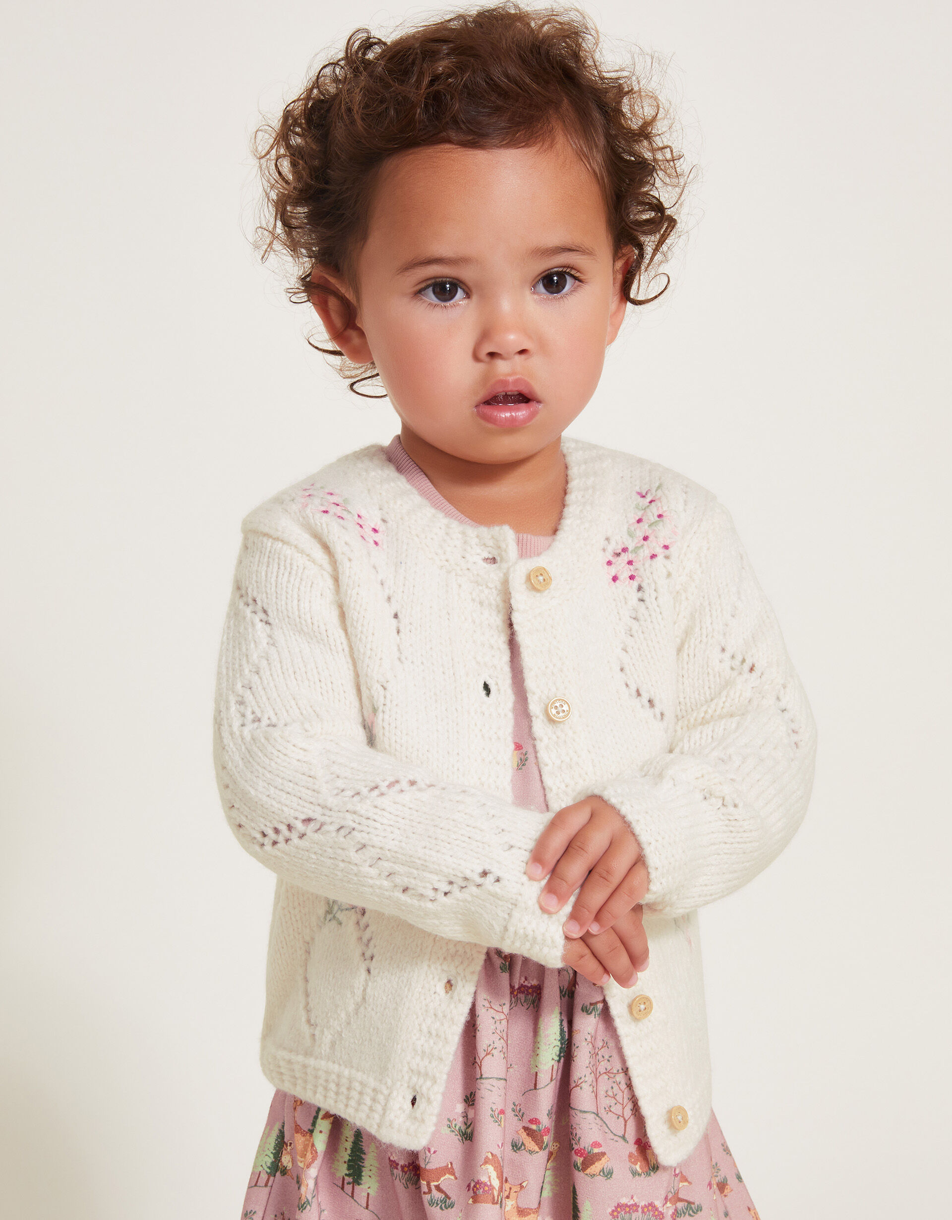 Baby Girls Knitwear Knitted Jumpers Cardigans For Babies Toddlers Monsoon Global