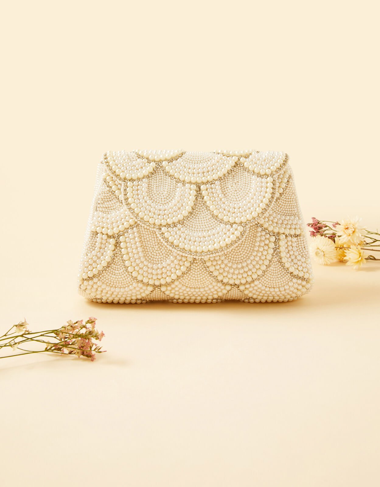 Embellished clutch clearance