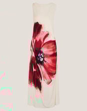 Marinna Sleeveless Floral Maxi Dress, Ivory (IVORY), large