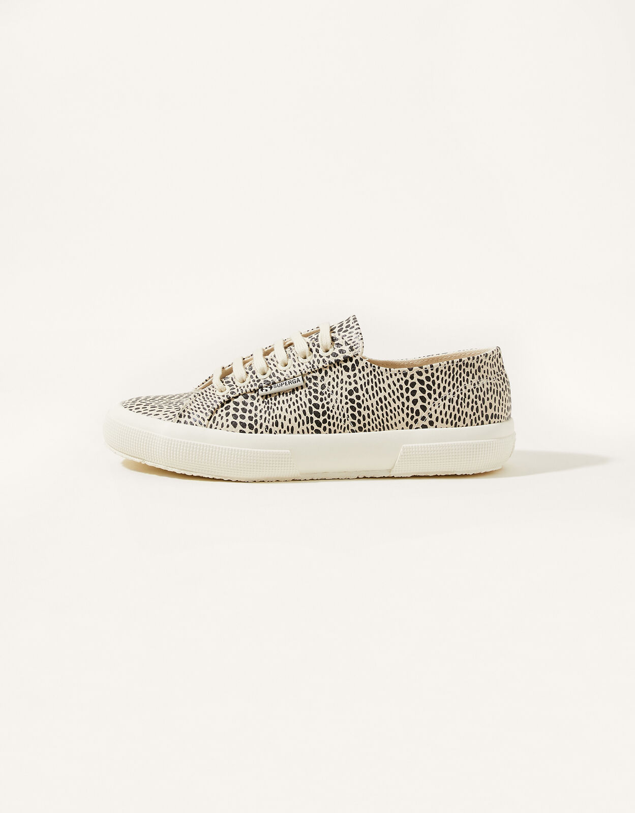 Superga Animal Lace Up Canvas Trainers Multi