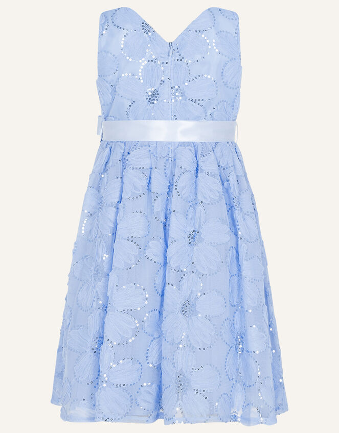 Cassie Sequin Dress, Blue (BLUE), large