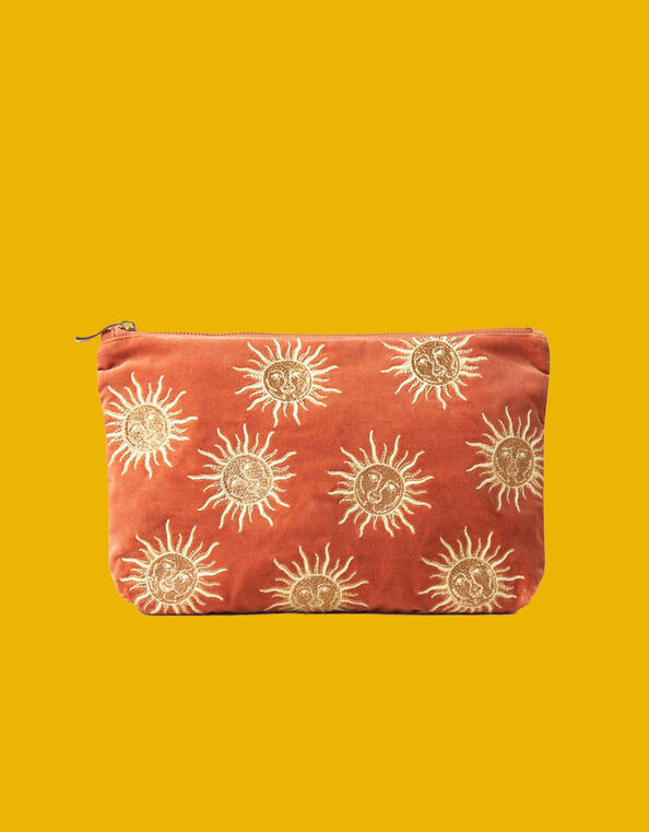 Elizabeth Scarlett Sun Goddess Large Pouch, , large