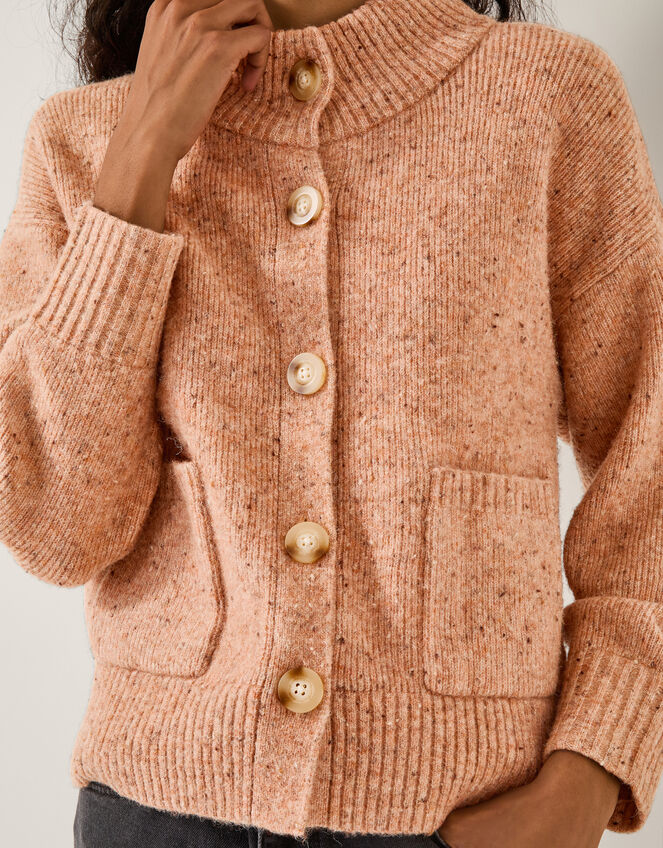 Nieve Neppy Cardigan, Pink (PINK), large