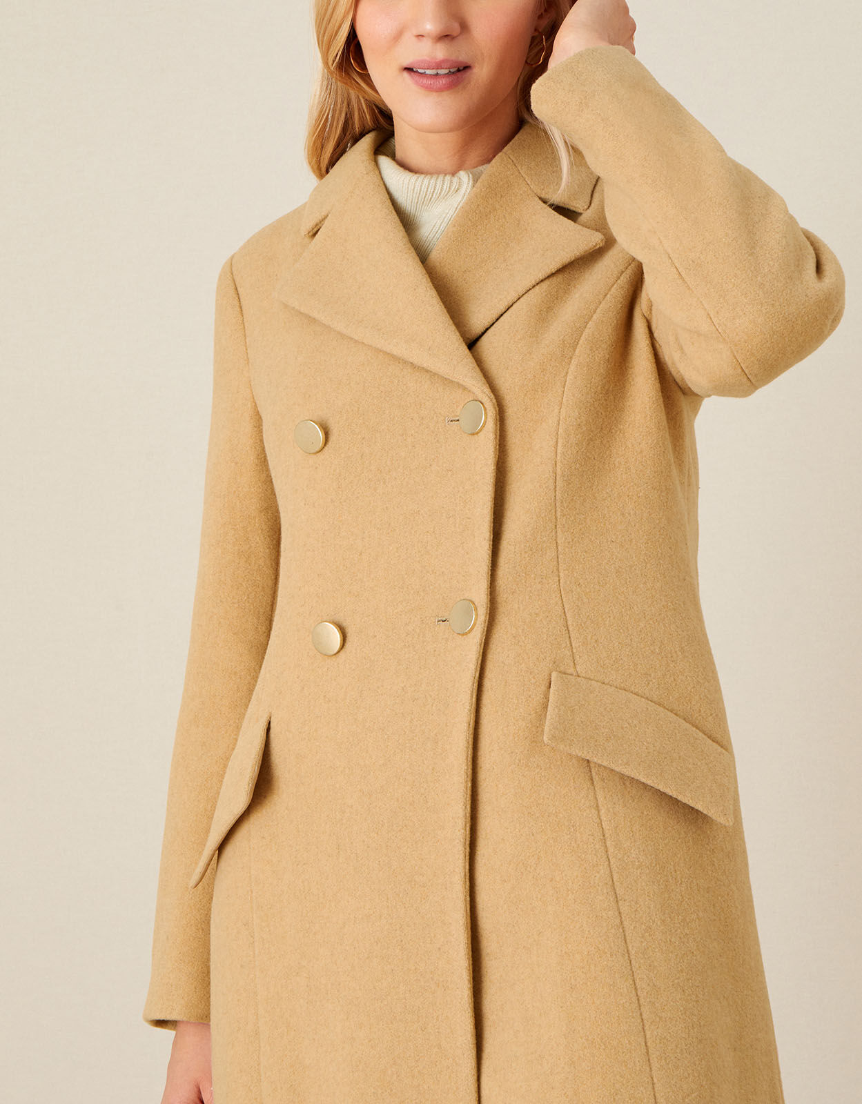 womens camel parka