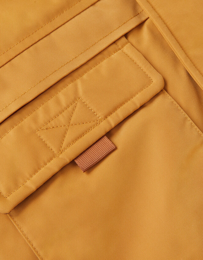 Hooded Parka Coat, Yellow (MUSTARD), large