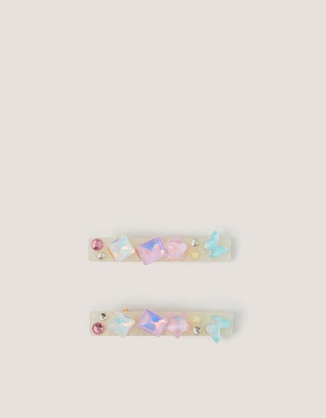 2-Pack Cosmic Jewel Hair Clips, , large
