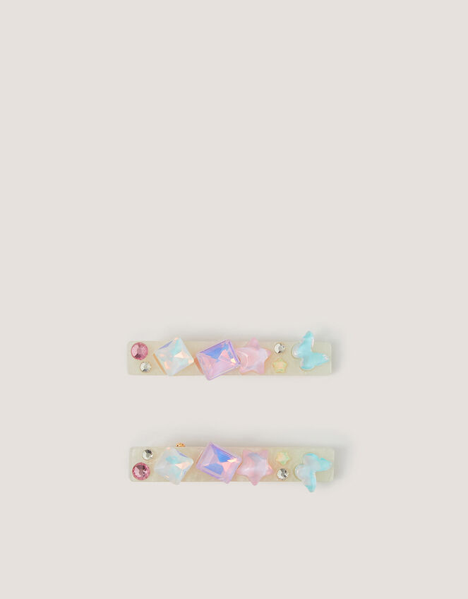 2-Pack Cosmic Jewel Hair Clips, , large