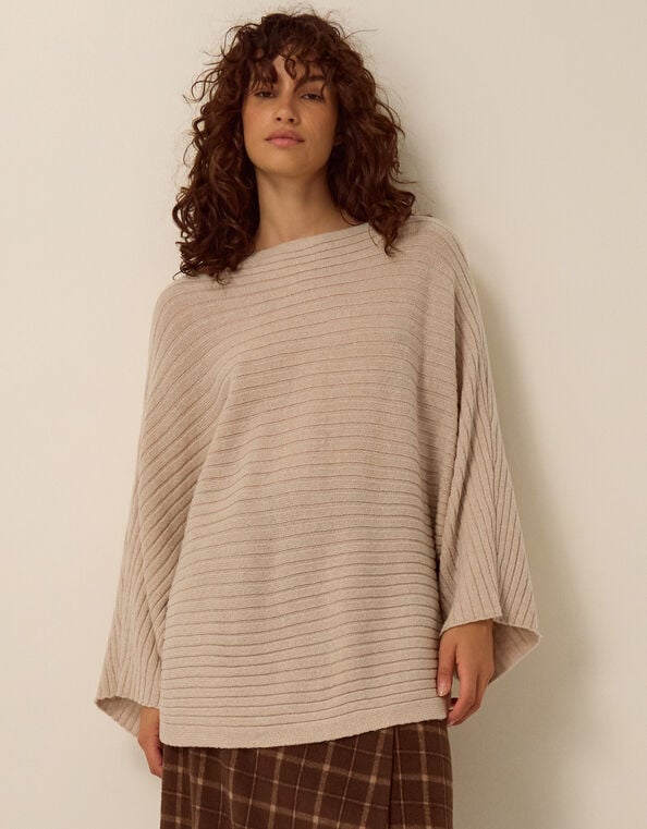 Rumi Relaxed Sweater, Natural (NATURAL), large