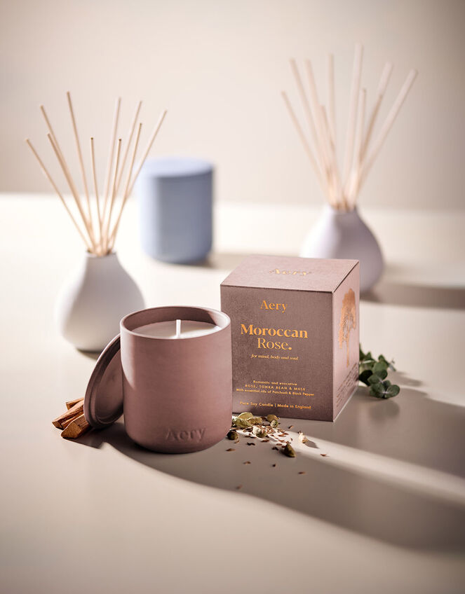 Aery Living Moroccan Rose Candle 280g, , large