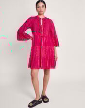 Sidney Metallic Kaftan, Pink (PINK), large