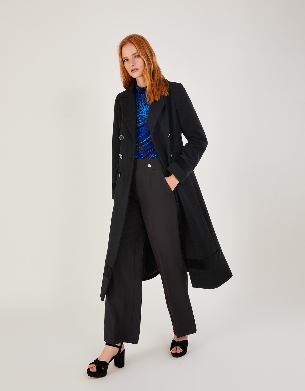 Monsoon velvet coat 2025