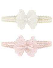 Baby Glitter Bow Bandos, , large