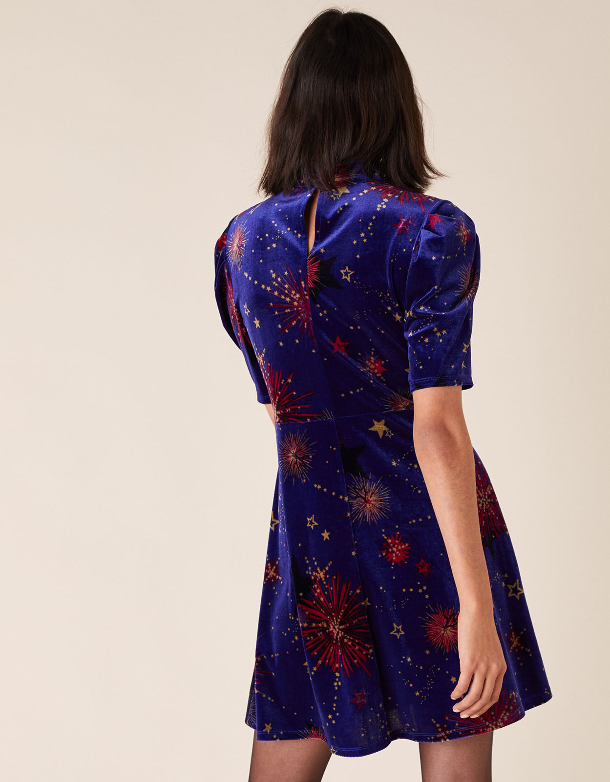 Monsoon blue sales star dress