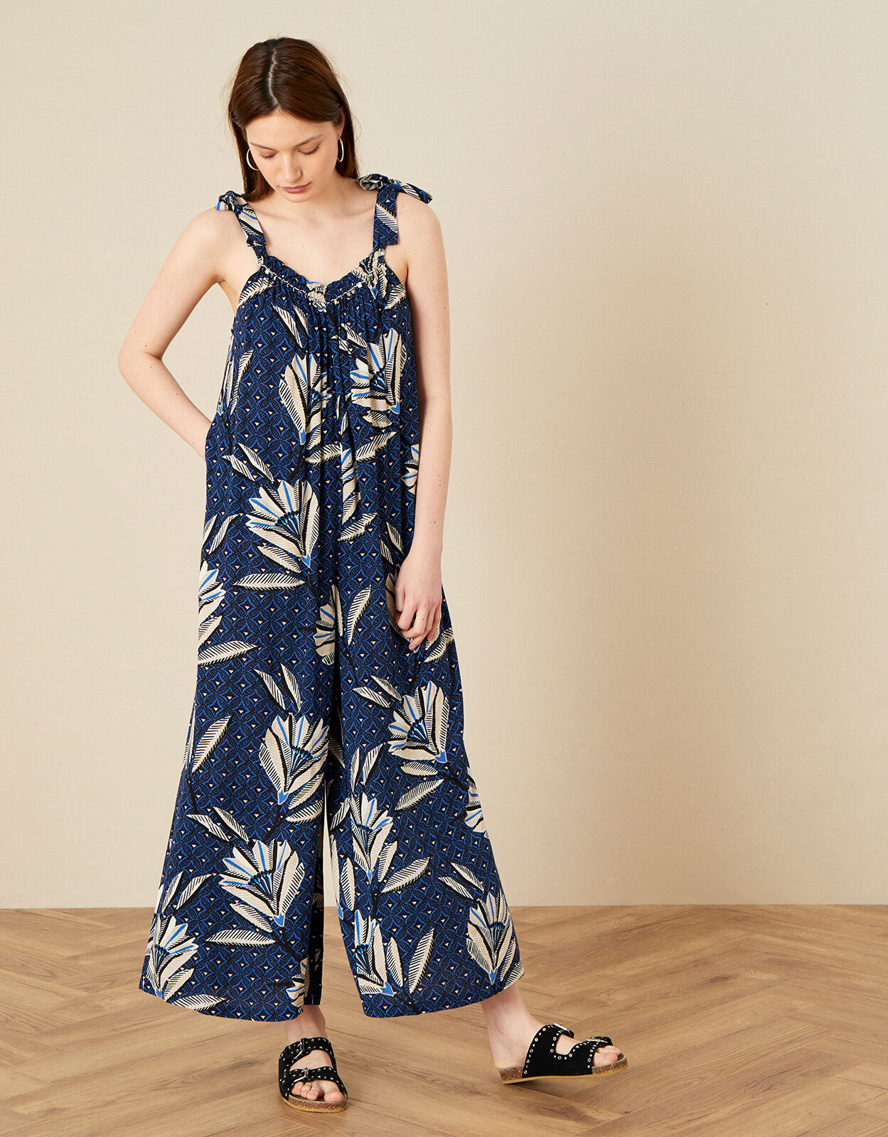 Monsoon white jumpsuit hotsell