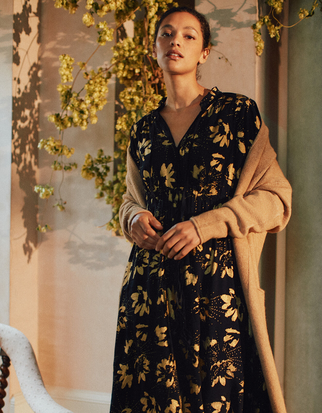 Foil print dresses outlet