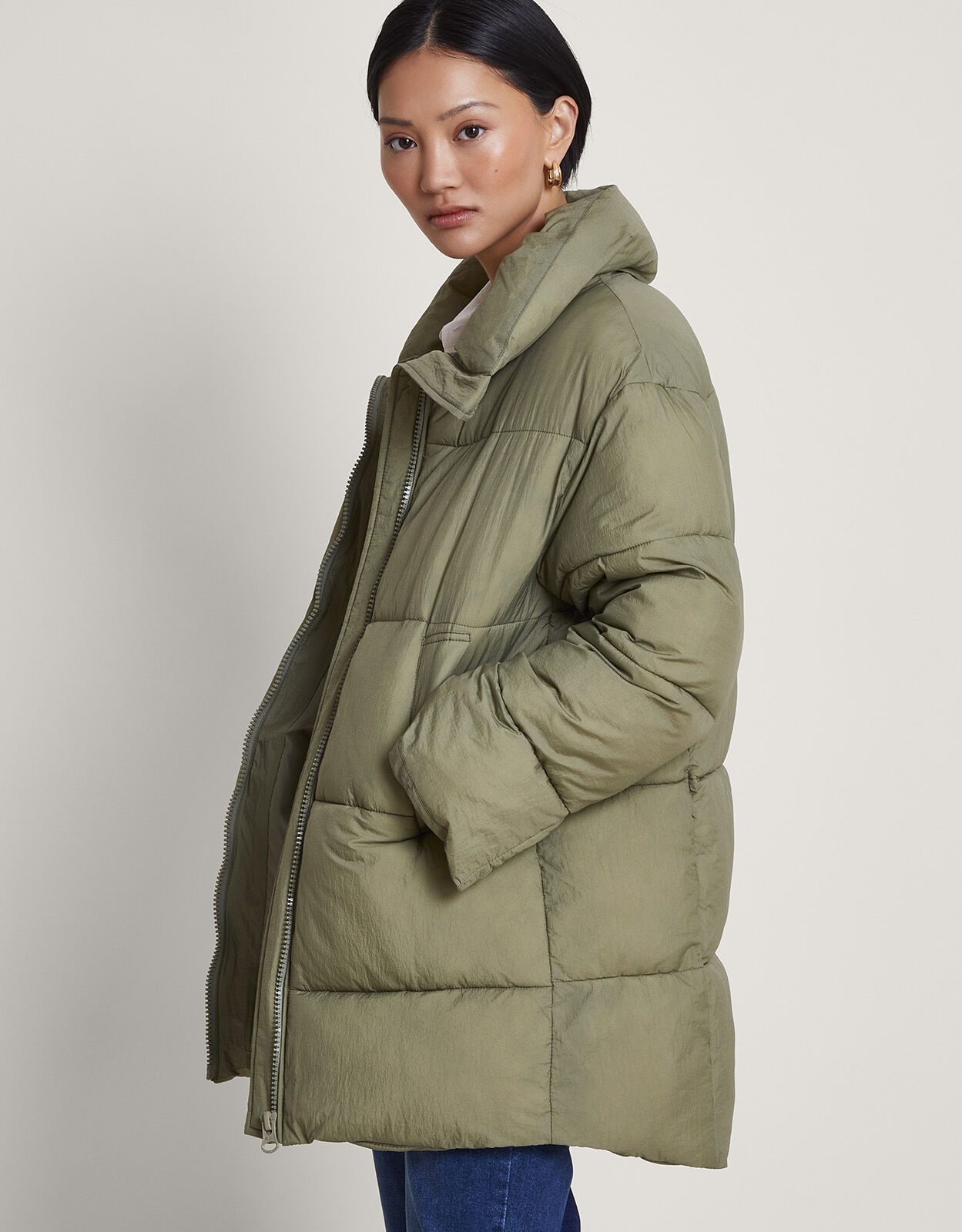 Monsoon puffa coats store