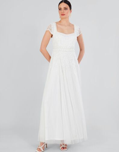 Simone Bridal Maxi Dress Ivory, Ivory (IVORY), large