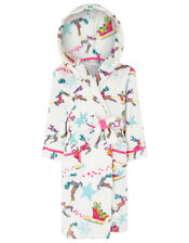 Christmas Chunky Robe, Ivory (IVORY), large