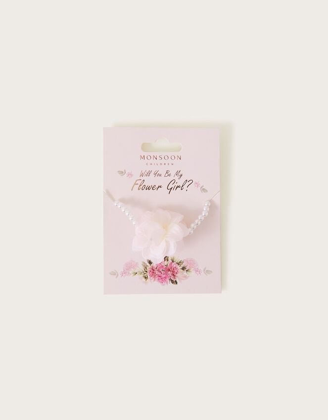 Flower Girl Invitation Bracelet, , large