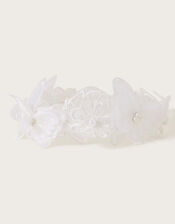 Communion Lacey Flutter Headband, , large