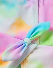 Tie Dye Cut Out Swimsuit, Multi (MULTI), large