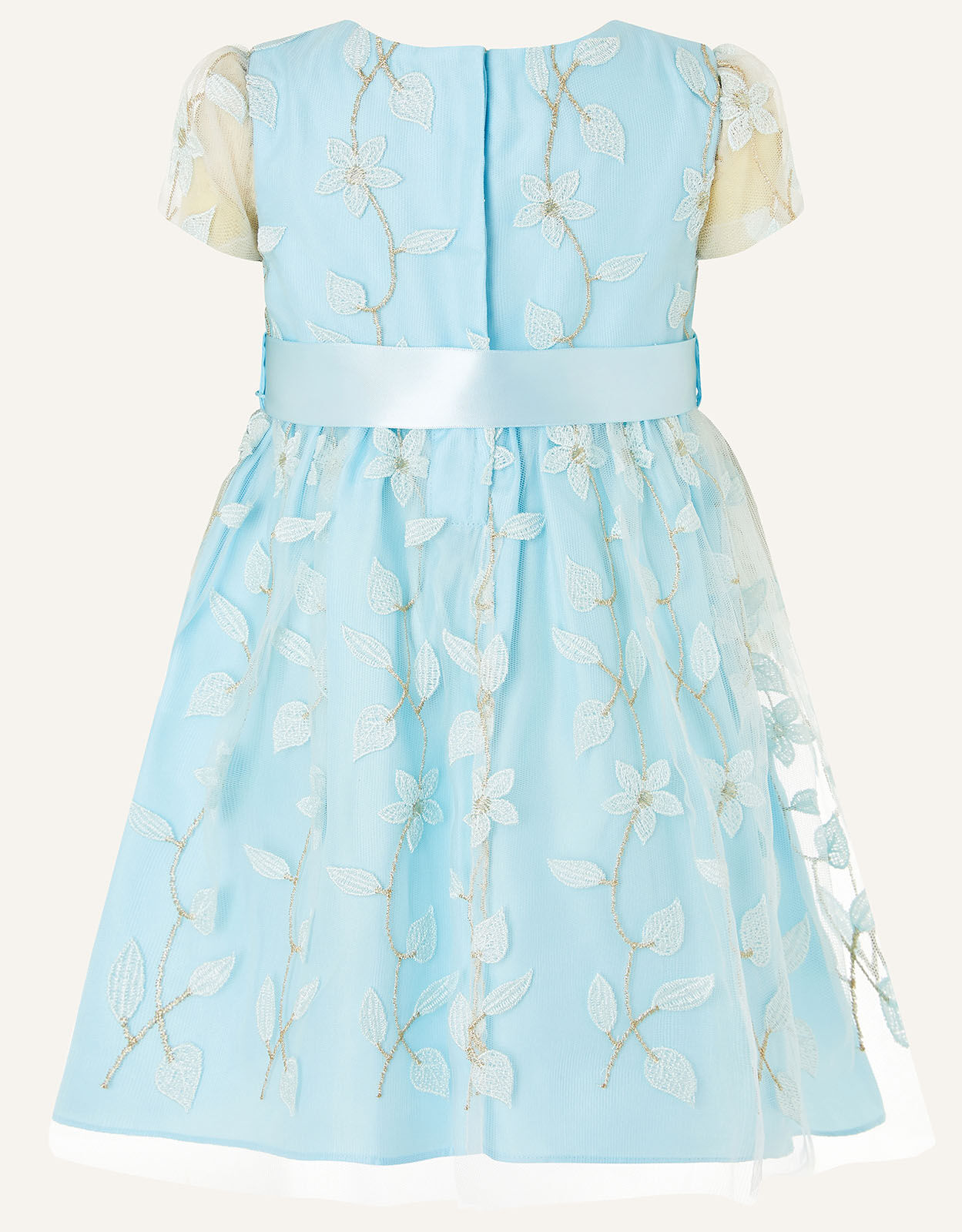 Baby Floral 3D Dress Green