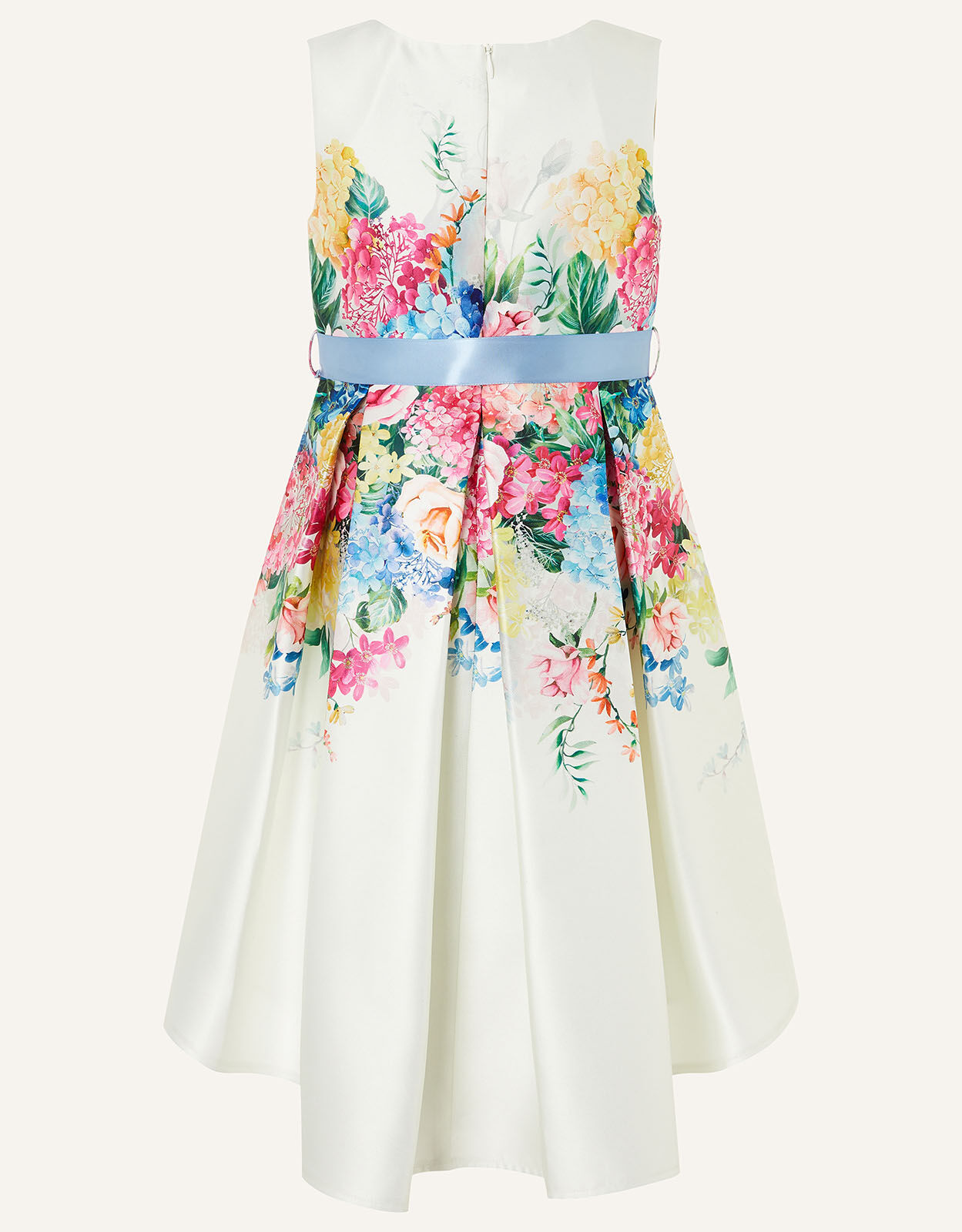 Floral Print High Low Dress Ivory Girls Dresses Monsoon Global