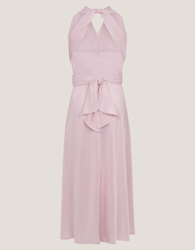 Tia Twist Prom Dress, Pink (PINK), large