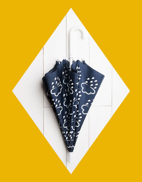Grass and Air Colour-Revealing Umbrella, Blue (NAVY), large