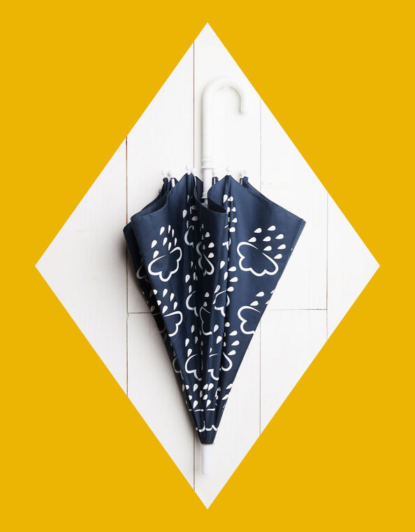 Grass and Air Colour-Revealing Umbrella, Blue (NAVY), large