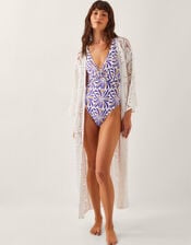 Cara Crochet Beach Cover-Up, Ivory (IVORY), large