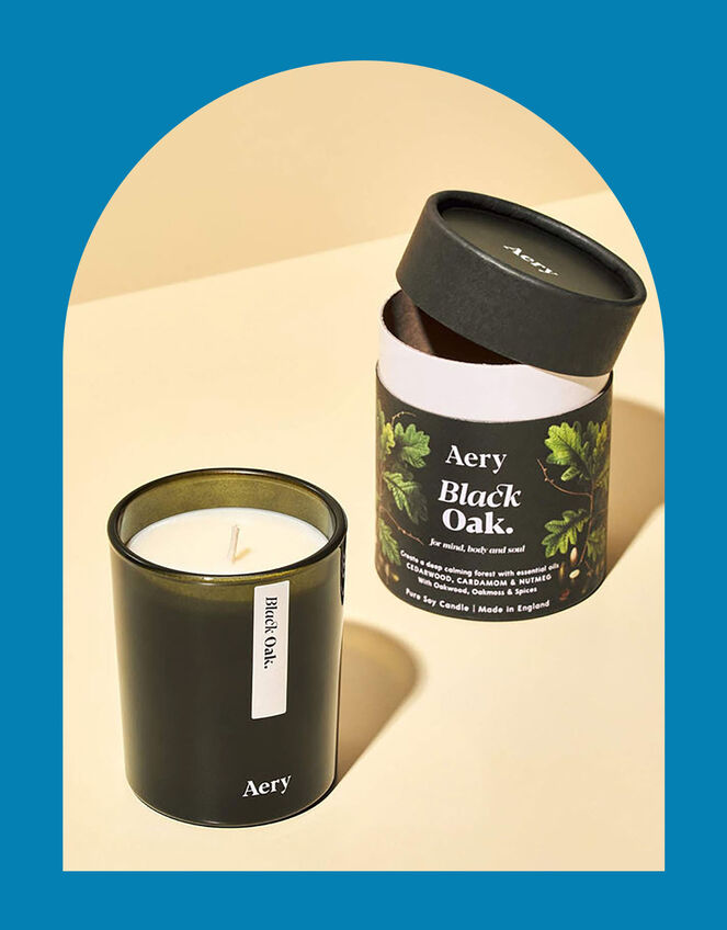 Aery Living Black Oak Candle 200g, , large