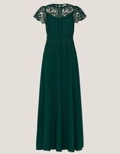 Monica Lace Bridesmaid Dress, Green (GREEN), large